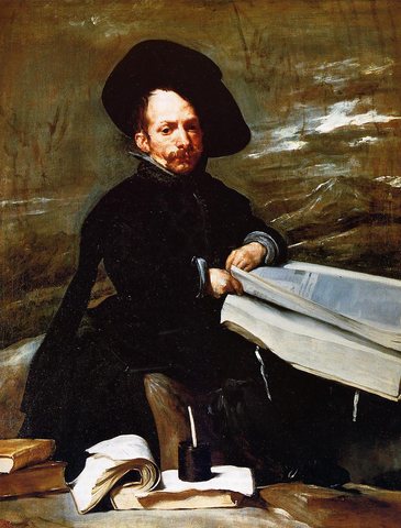 Diego A Dwarf Holding a Tome in His Lap aka Don Diego de Acedo el Primo