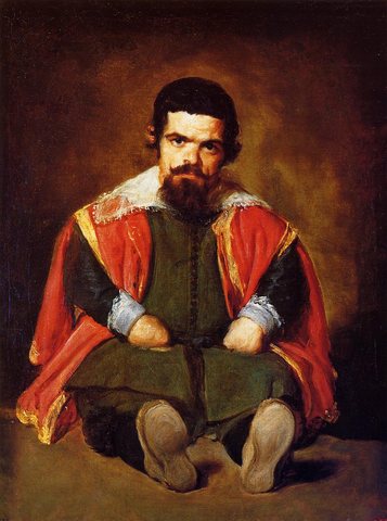Diego A Dwarf Sitting on the Floor