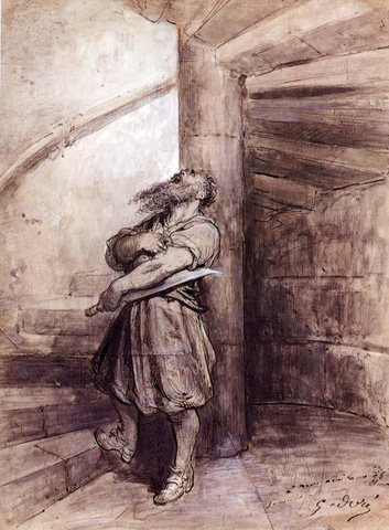 Dore Gustave Illustration For Charles Perraults Bluebeard
