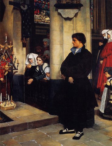 During the Service (Martin Luther-s Doubts)
