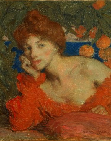 Edmond Aman Jean Sous les Orangers