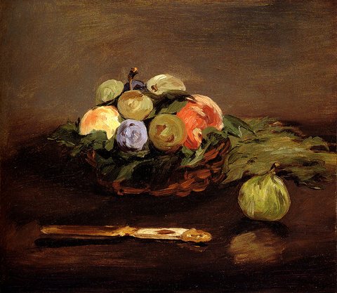 Edouard Basket Of Fruit