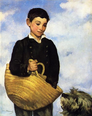 Edouard Boy with Dog