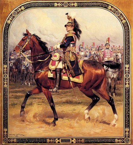 Edouard Le General D Hautpoul A Cheval
