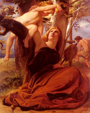 Eduard Jakob von Adam And Eve After The Fall