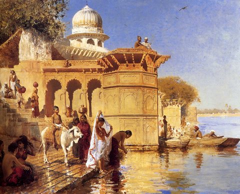 Edwin Along The Ghats Mathura