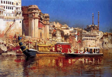 Edwin The Barge Of The Maharaja Of Benares