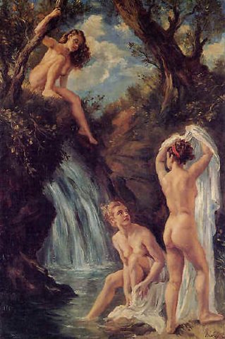 el bano de las ninfas