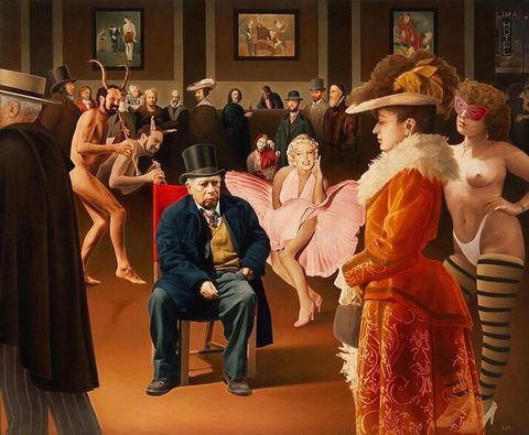 Estremadoyro Luis Jose Portrait of the Painter Victor Humareda