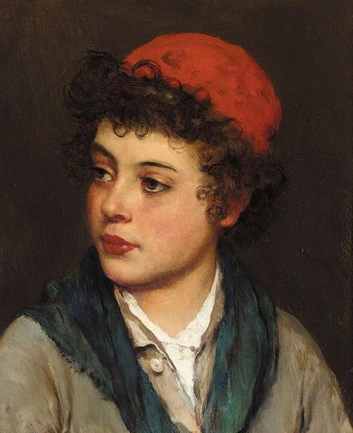 Eugen von Portrait of a Boy