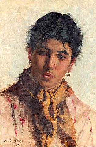 Eugen von Portrait of a Woman