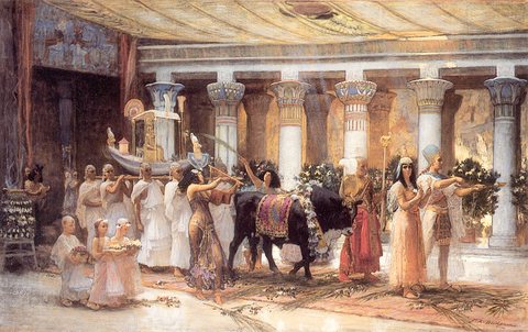 F The Procession of the Sacred Bull Anubis
