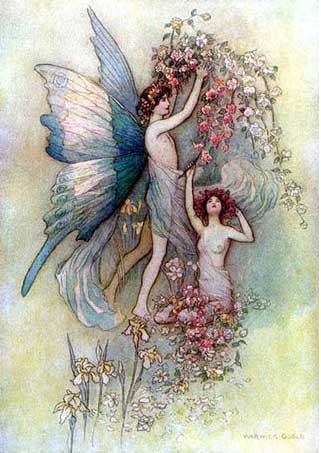 fairies and flowers