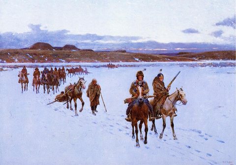 Farney Henry F Departure for the Buffalo Hunt