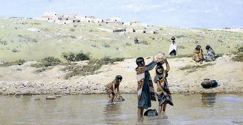 Farney Henry F Drawing Water