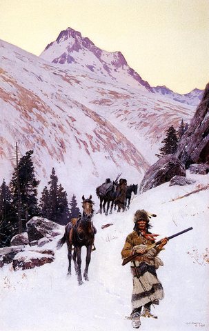 Farney Henry F Indian Family Winter Move