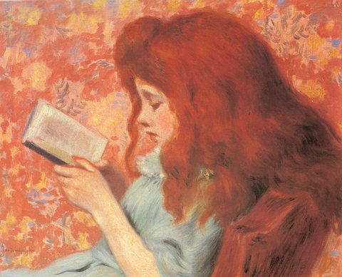 Federigo Young Girl Reading