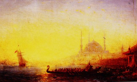 Felix CONSTANTINOPLE AU SOLEIL COUCHANT