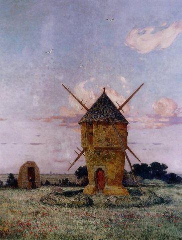 Ferdinand du Brittany near Pulis aka Windmill near Guerande