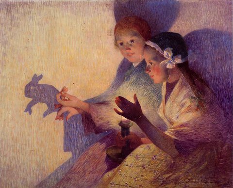 Ferdinand du Chinese Shadows the Rabbit