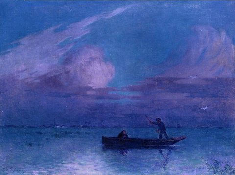 Ferdinand du Nighttime Boat Ride at Briere