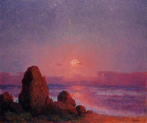 Ferdinand du Sunset of the Breton Coast