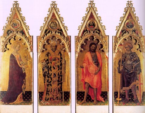 Four Saints Of The Poliptych Quaratesi