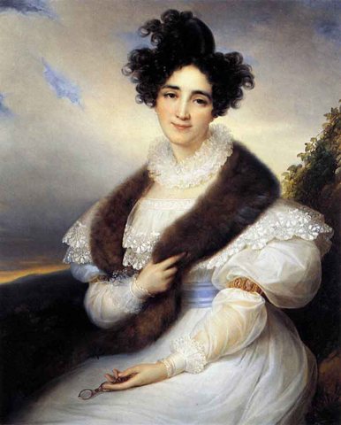 Francois Joseph Portrait Of Marie J Lafont Porcher