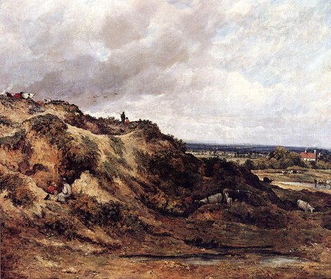 Frederick Waters View Of Hampstaed Heath