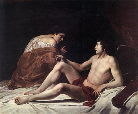 GENTILESCHI Orazio Cupid And Psyche