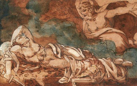 Gericault Theodore Le Songe D Enee