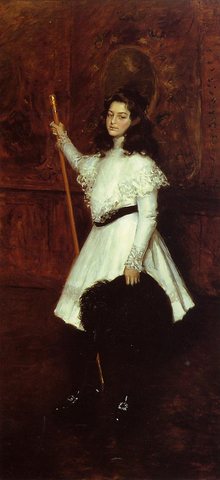 Girl in White aka Portrait of Irene Dimock