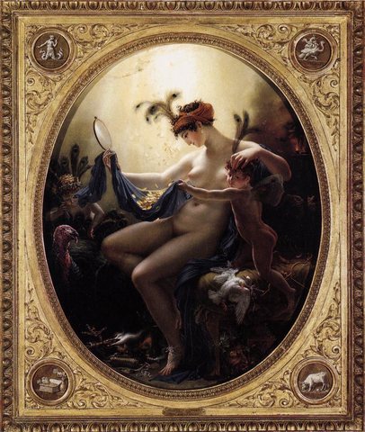GIRODET Anne Louis Mademoiselle Lange As Danae GIRODE