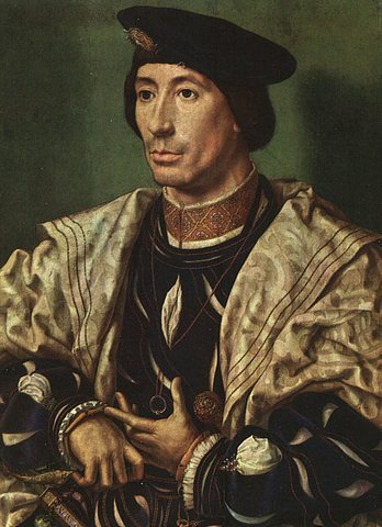 GOSSAERT Jan Portrait of Baudouin of Burgundy
