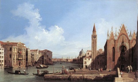 Grand Canal From Santa Maria Della Carita To The Bacino Di San Marco