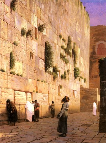 Greome Jean Leon Solomons Wall Jerusalem