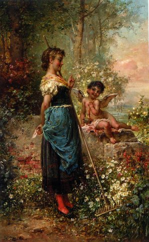 Hans Zatzka Der Liebesbrief (The Love Letter)