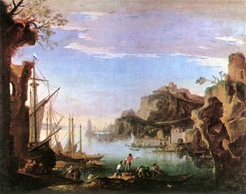 Harbour With Ruins