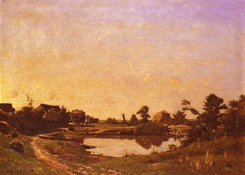 Henri Joseph Midday In The Meadows