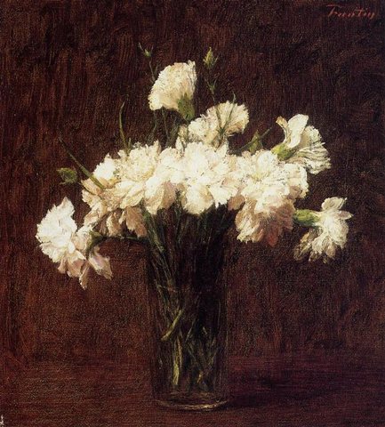 Henri White Carnations