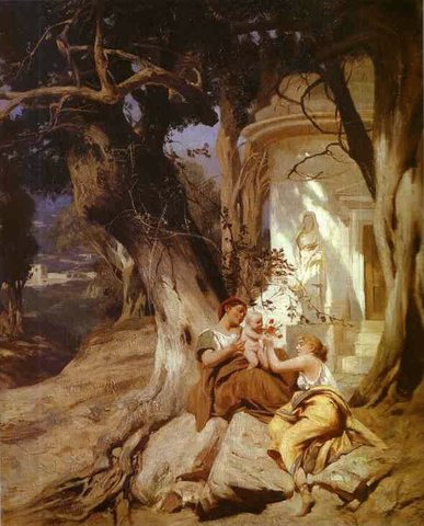 Henryk By a Temple (Idyll)