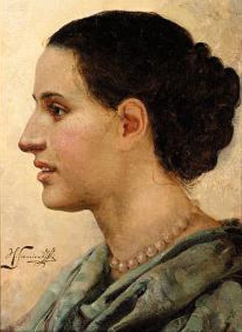 Henryk Portrait of a Young Woman
