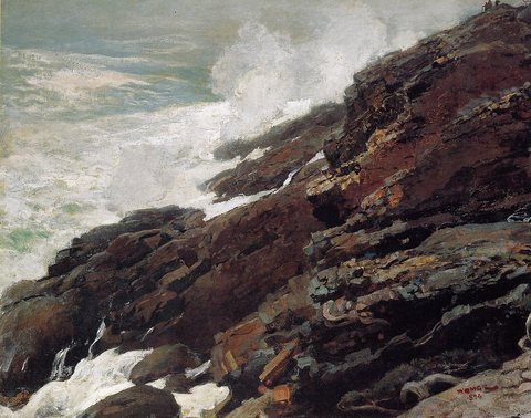 High Cliff Coast of Maine
