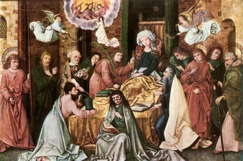 HOLBEIN Hans the Elder Death Of The Virgin