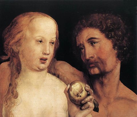 Holbien the Younger Adam and Eve