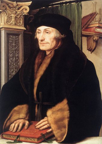 Holbien the Younger Portrait of Erasmus of Rotterdam