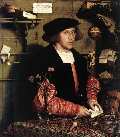 Holbien the Younger Portrait of the Merchant Georg Gisze