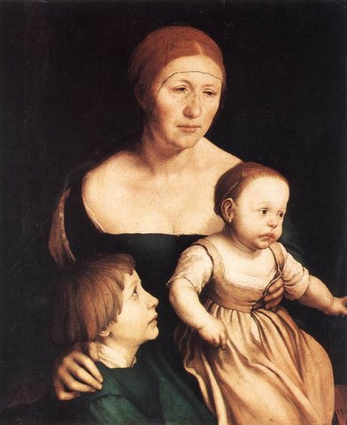 Holbien the Younger The Artist-s Family