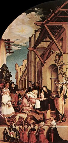 Holbien the Younger The Oberried Altarpiece (left wing)