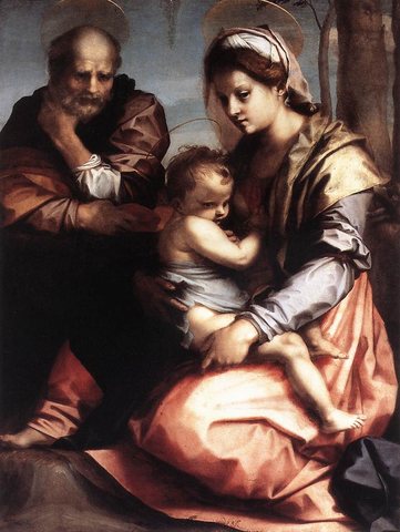 Holy Family barberini ANDREA